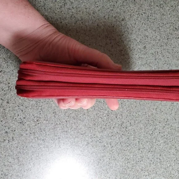 Leather Stone Mountain Ladies Wallet - Picture 3 of 6